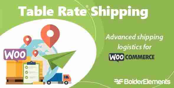 Table Rate Shipping for WooCommerce GPL Plugin