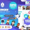 Vikinger Theme GPL BuddyPress and GamiPress Social Community
