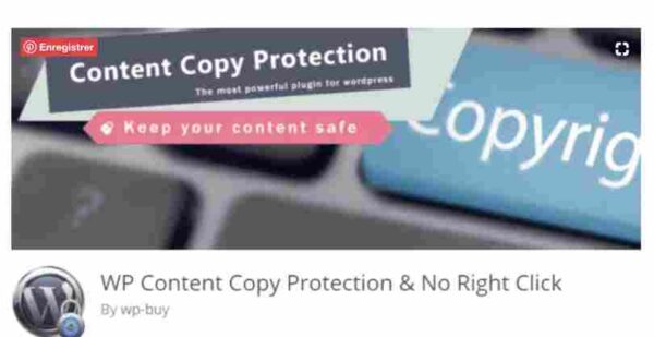 WP Content Copy Protection Pro & No Right Click GPL Plugin