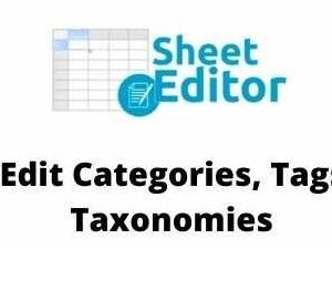 WP Sheet Editor Bulk Edit Categories Tags and Taxonomies GPL