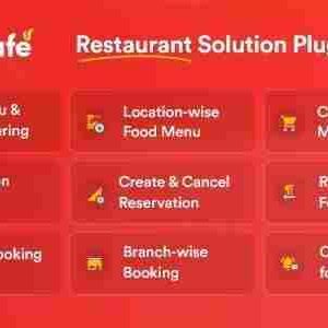 WPCafe GPL Table Reservation, Food Menu & Online Food Ordering for WooCommerce