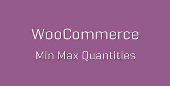 WooCommerce Min Max Quantities GPL Plugin