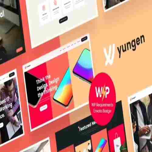 Yungen GPL Theme Modern Digital Agency Business WordPress Theme