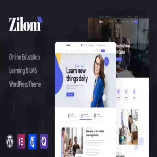 Zilom GPL Theme – Online Education Learning WordPress Website