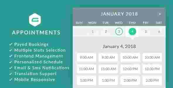 gAppointments GPL Plugin – Appointment booking addon for Gravity Forms