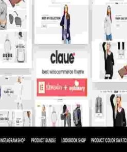 Claue Responsive Fashion, Portfolio, Blog & WooCommerce Theme