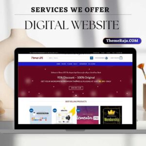 Digital Products Website Digital Product Selling Website Design Price