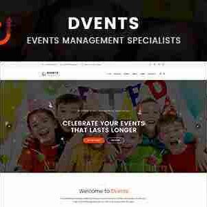 Dvents Theme GPL Pro Download – Events Management Companies and Agencies WP Websites