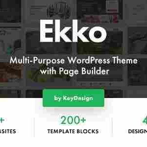 Ekko Theme GPL Pro – Multi-Purpose WordPress Websites with Page Builder