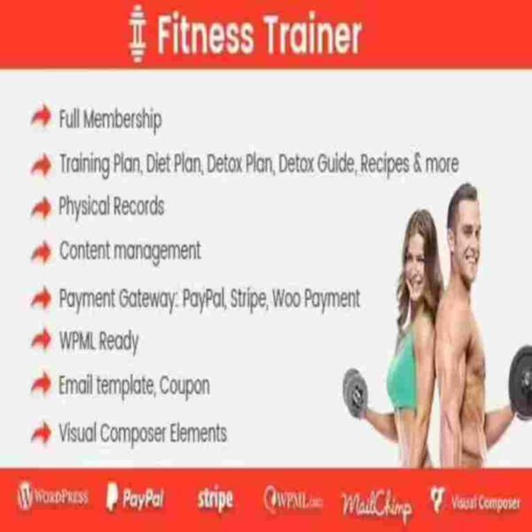 Fitness Trainer Training Membership Plugin