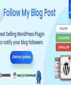 Follow My Blog Post WordPress WooCommerce Plugin
