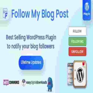 Follow My Blog Post WordPress WooCommerce Plugin