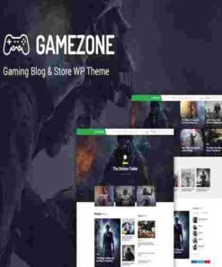 Gamezone Gaming Blog & Store WordPress Theme