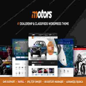 Motors Car Dealership, Listing Classified Ads WordPress Theme