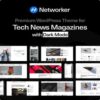 Networker GPL Theme – Tech News WordPress Theme with Dark Mode