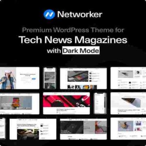 Networker GPL Theme – Tech News WordPress Theme with Dark Mode