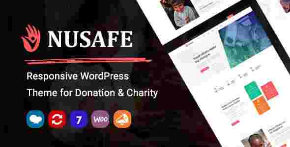 Nusafe Theme GPL Pro – Theme for Donation & Charity