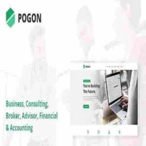 Pogon Business and Finance Corporate WordPress Theme