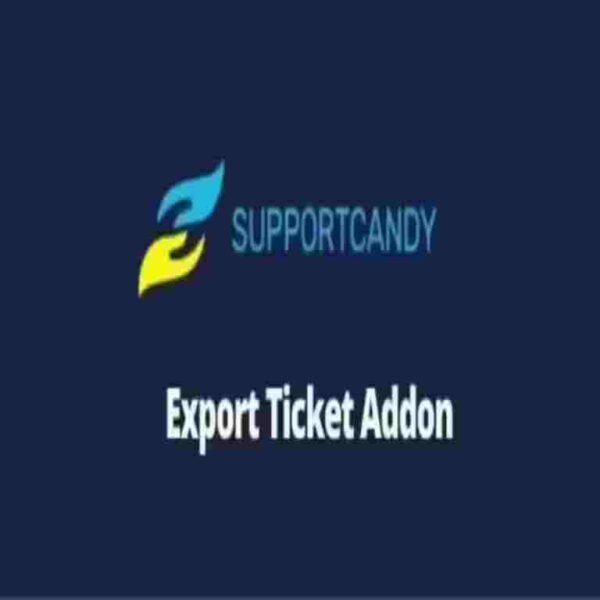 SupportCandy Export Ticket Addon GPL Plugin