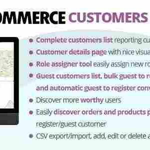 WooCommerce Customers Manager GPL Plugin