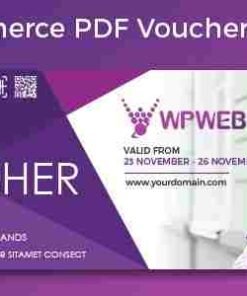 WooCommerce PDF Vouchers Extension GPL Plugin