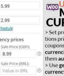 WooCommerce Ultimate Multi Currency Suite GPL Plugin
