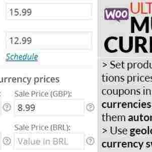 WooCommerce Ultimate Multi Currency Suite GPL Plugin