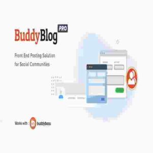BuddyBlog Pro Front-end posting solution for BuddyPress and BuddyBoss platform