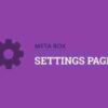 Meta Box Settings Page Addon GPL Plugin