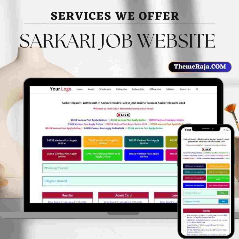 How to Make Website Like Sarkari Result 4 Sarkari Job Website Generatepress Customization | Sarkari Result Jaisi Website Banaye