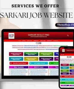 Sarkari Result Jaisi Website Customization Sarkari Result Find Website Banaye