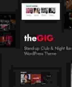 The Gig Theme GPL – Stand-up Club & Night Bar WordPress Theme