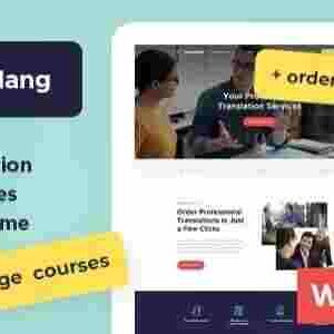 Translang Theme GPL – Translation Services & Language Courses WordPress Theme