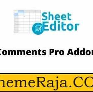 WP Sheet Editor Comments Pro Addon GPL Plugin