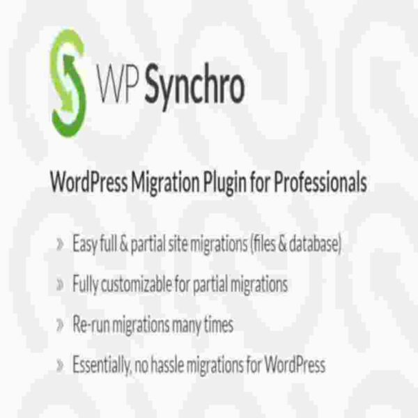 WP Synchro Pro GPL Plugin