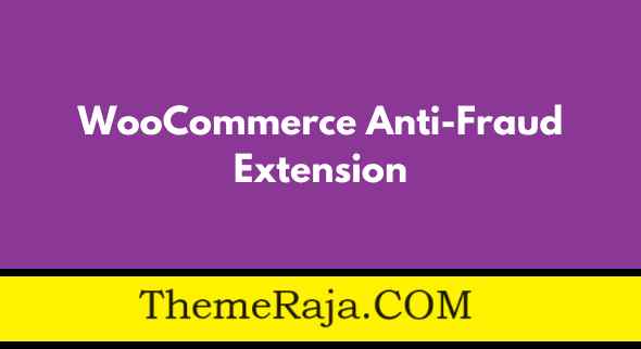 WooCommerce Anti-Fraud Extension