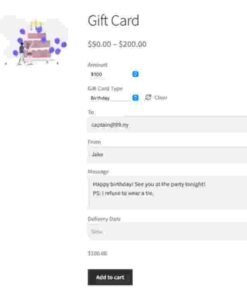 Woocommerce Gift Cards Extension GPL Plugin