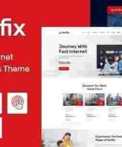 Netfix Theme GPL Broadband & Internet Services WordPress Theme