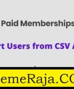Paid Memberships Pro Import Users from CSV Addon GPL Plugin