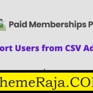 Paid Memberships Pro Import Users from CSV Addon GPL Plugin