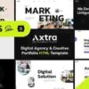 Axtra Theme GPL Digital Agency Creative Portfolio Theme