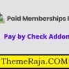 Paid Memberships Pro Pay by Check Addon GPL Plugin
