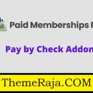 Paid Memberships Pro Pay by Check Addon GPL Plugin