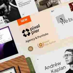Pixelpiernyc Theme GPL Portfolio Creative Agency Freelancer WordPress