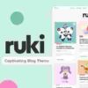 Ruki Theme GPL A Captivating Personal Blog Theme