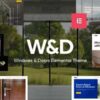 W&D Theme GPL Windows & Doors Company WordPress Theme