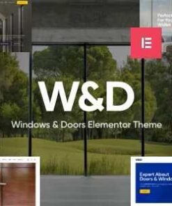 W&D Theme GPL Windows & Doors Company WordPress Theme