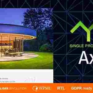 Axel Theme GPL Single Property Real Estate Theme