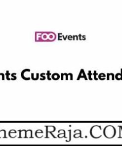 FooEvents Custom Attendee Fields GPL Extension