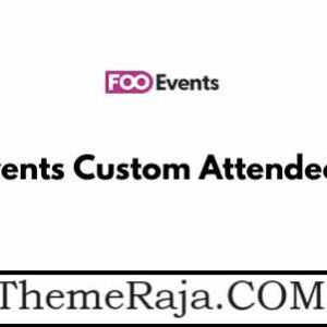 FooEvents Custom Attendee Fields GPL Extension